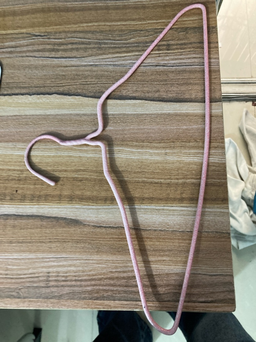 Pink Velvet Padded Clothes Hanger